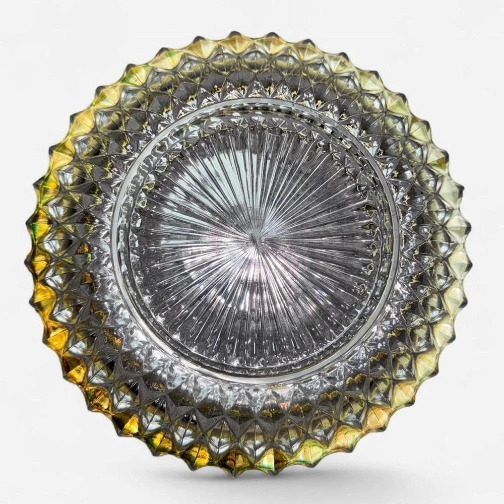 Vintage Genuine Crystal Bowl with Silver-plated Rim (Made In England) - Picture 16 of 16